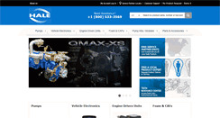 Desktop Screenshot of haleproducts.com